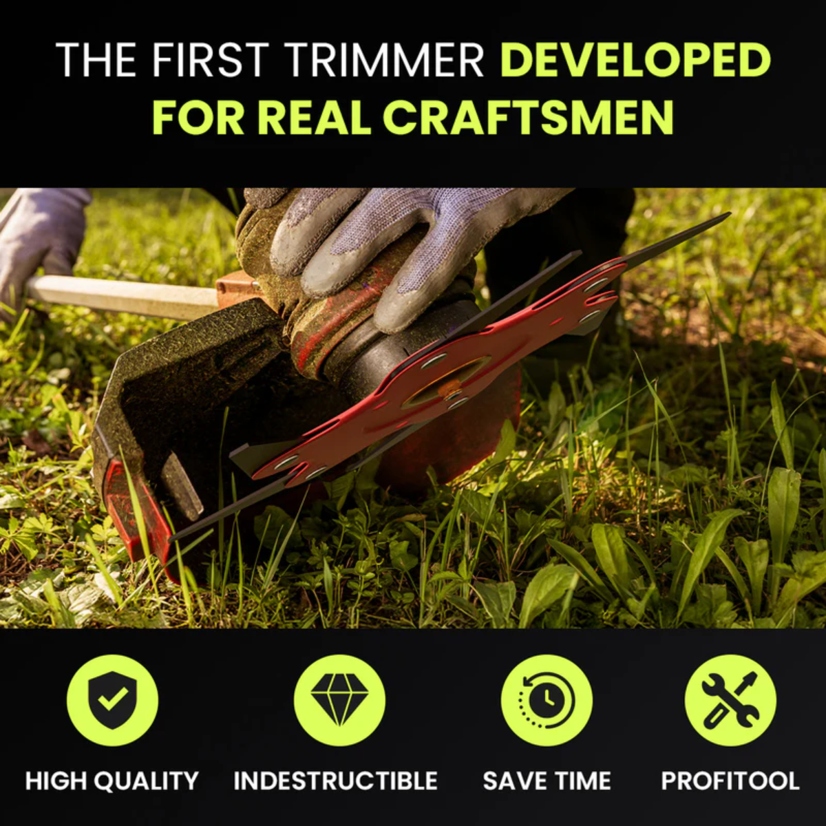 Indestructible Trimmer™ - Cut everything in seconds
