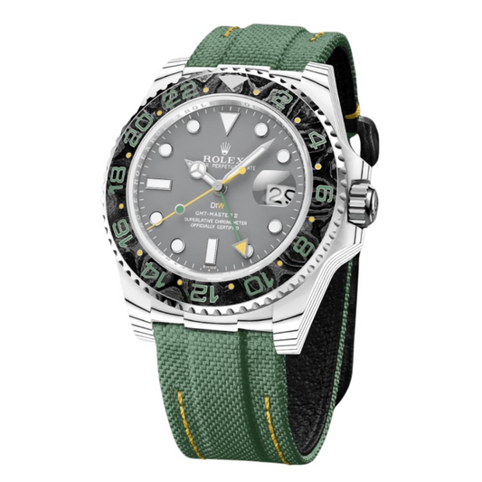 Rolex DiW GMT Master - Verdant Gray - CarboQuartz