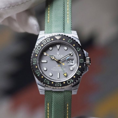 Rolex DiW GMT Master - Verdant Gray - CarboQuartz